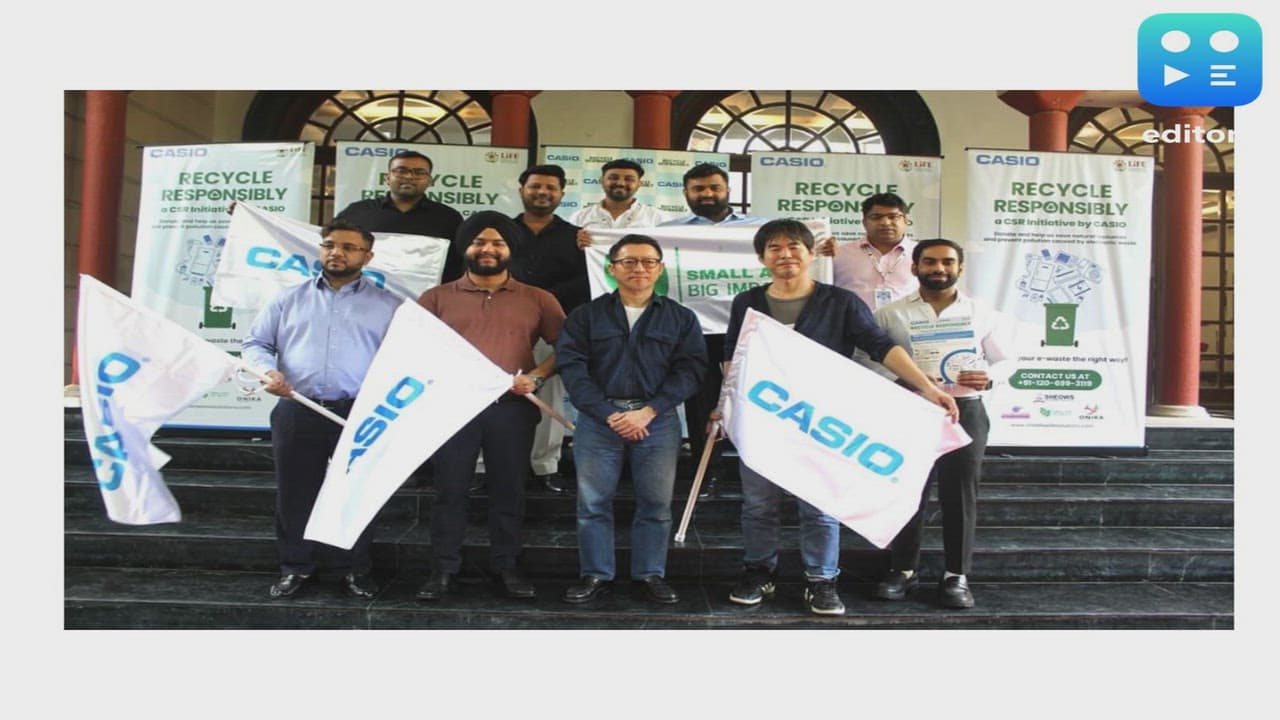 Casio India's 'Recycle Responsibly' Campaign Engages Over 2 Million, Recycles 5.4 Tonnes of E-Waste in Delhi-NCR