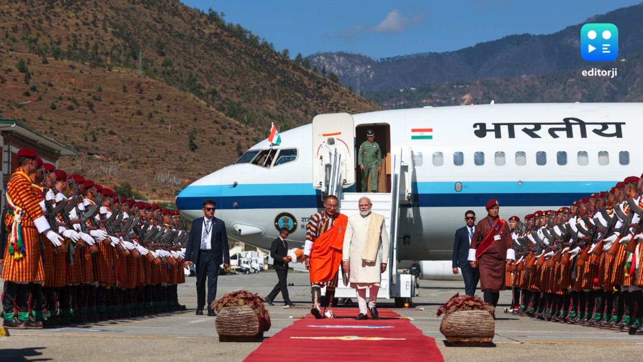 PM Modi arrives in Bhutan for two-day visit