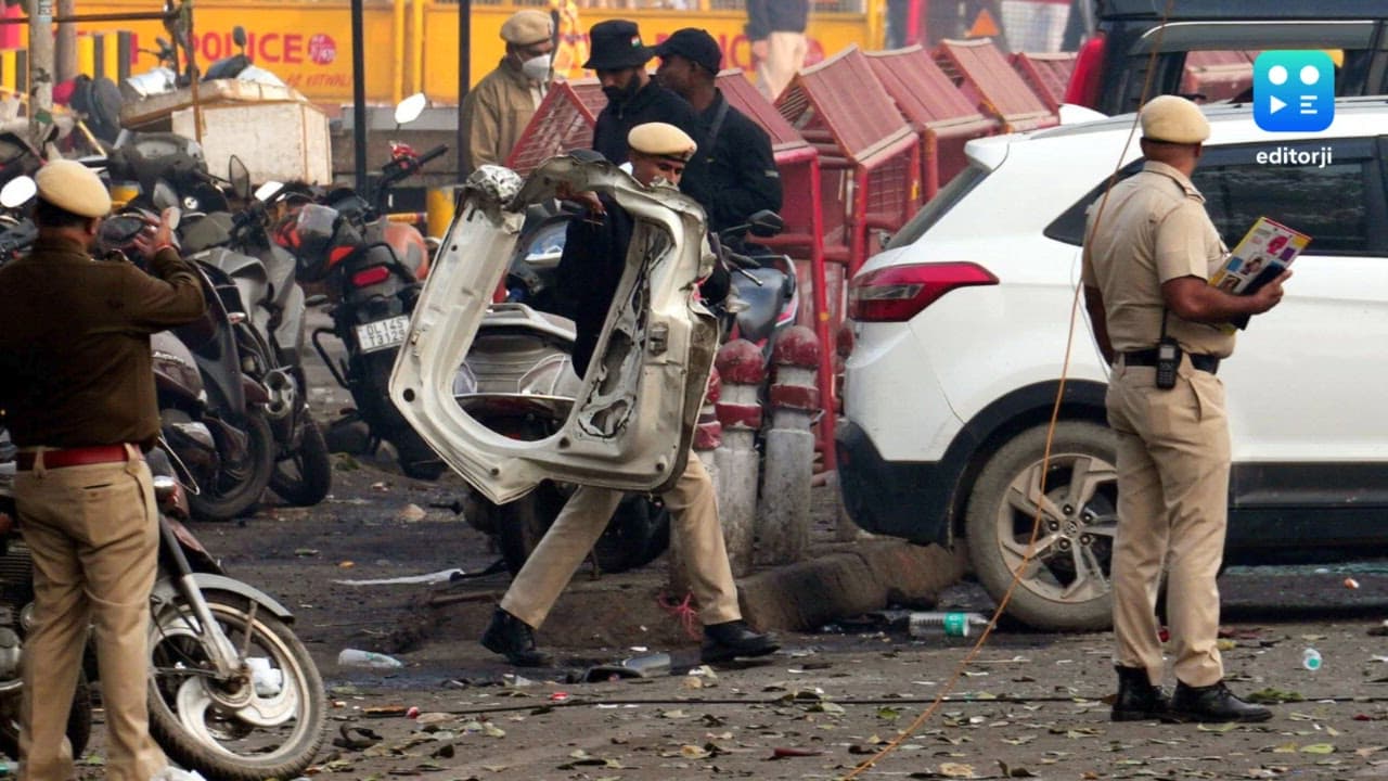 Police conducting search operation in Faridabad after recovery of huge cache of explosives