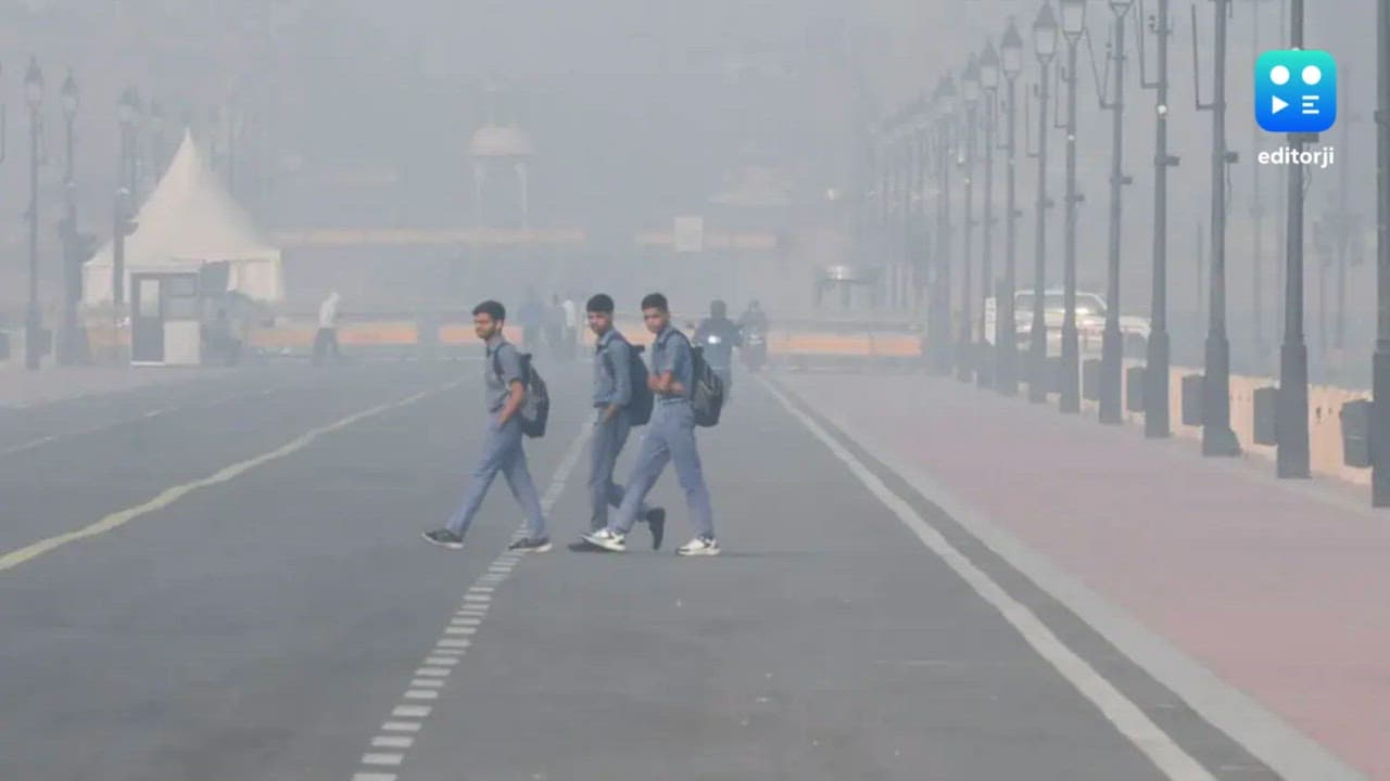 Delhi schools to switch to hybrid mode for Classes up to 5 amid ‘severe’ air pollution