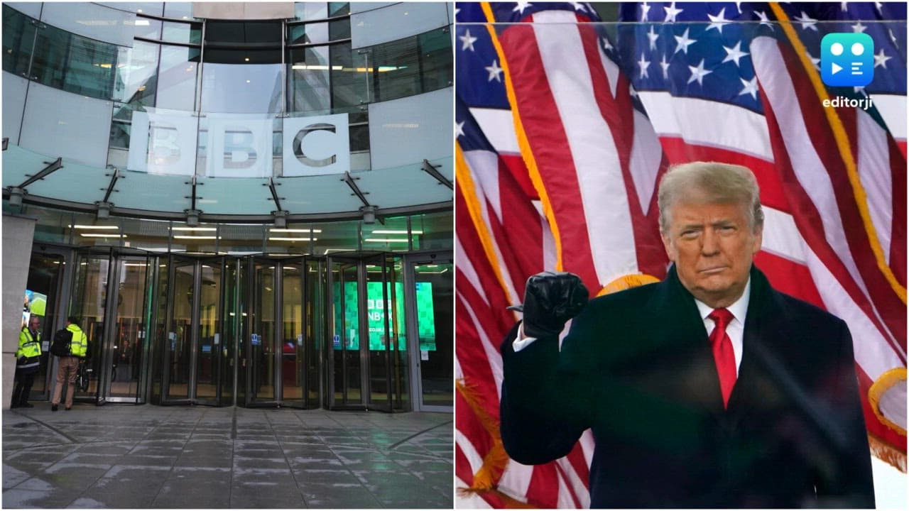 BBC apologises to Donald Trump for misleading speech edit but rejects defamation claim