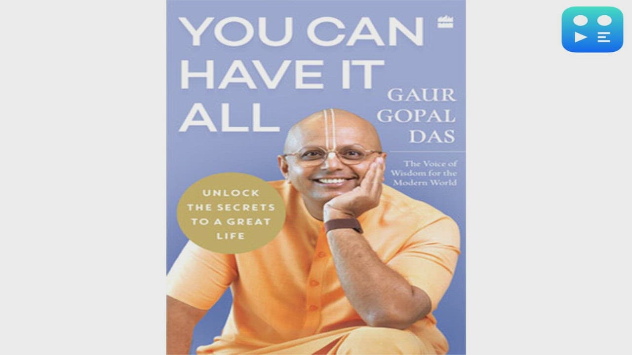 HarperCollins India to publish Gaur Gopal Das's new book You Can Have It All