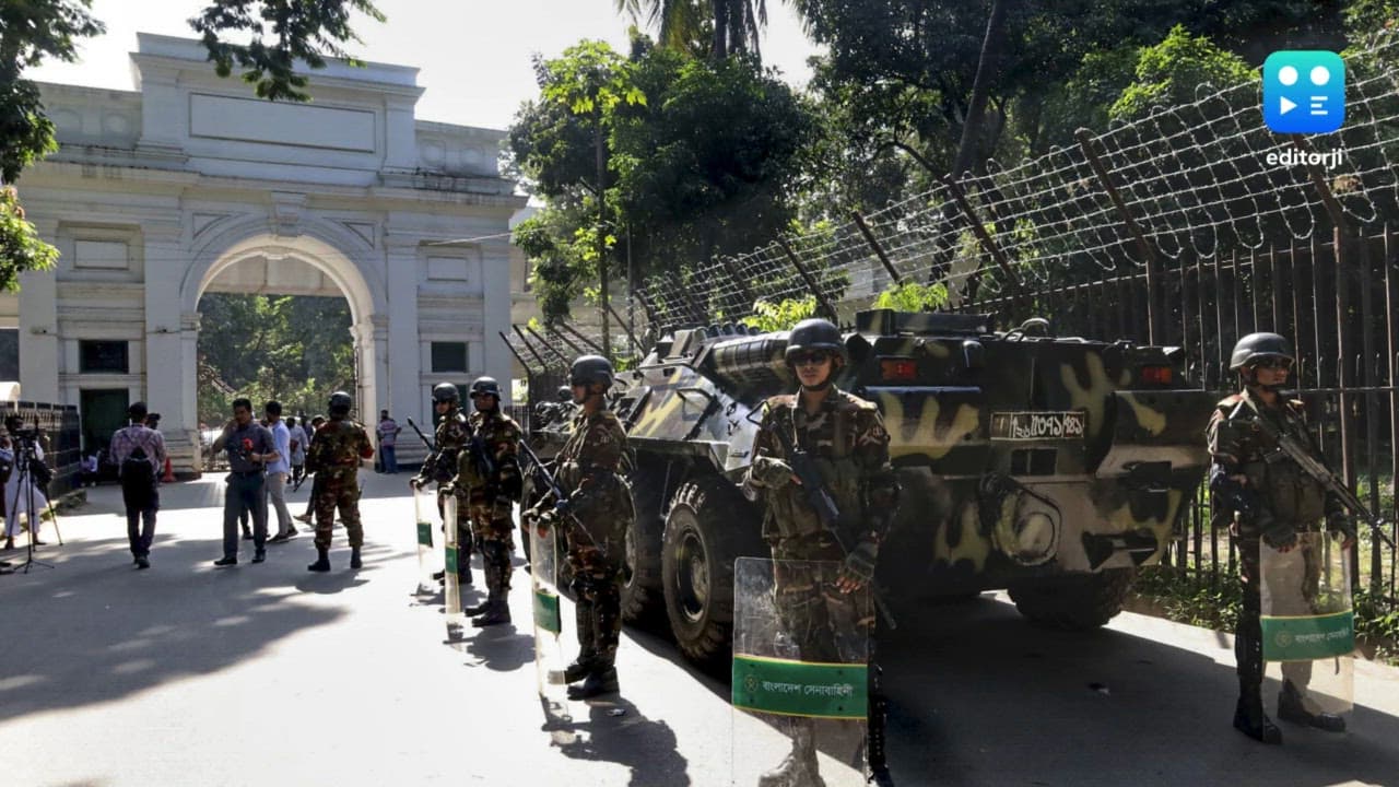 Calm but tense Bangladesh under tight security as Awami League calls shutdown after Hasina verdict