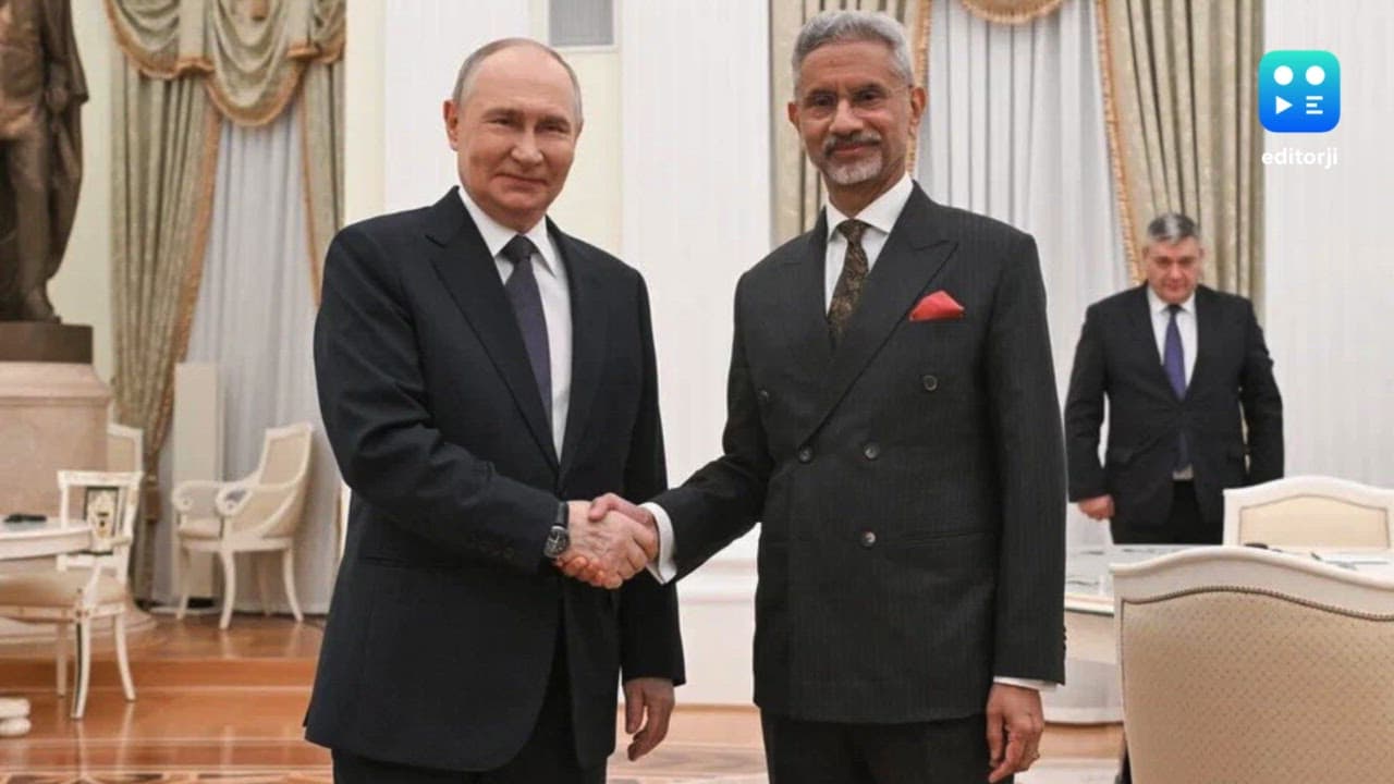 Jaishankar meets President Putin, briefs him on preparations for annual summit