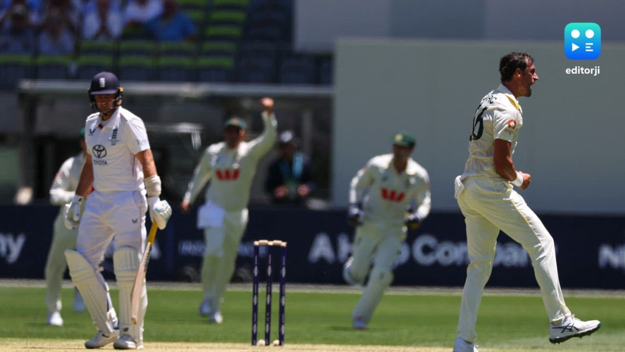 Ashes 2025: Starc takes three as England falters in Perth