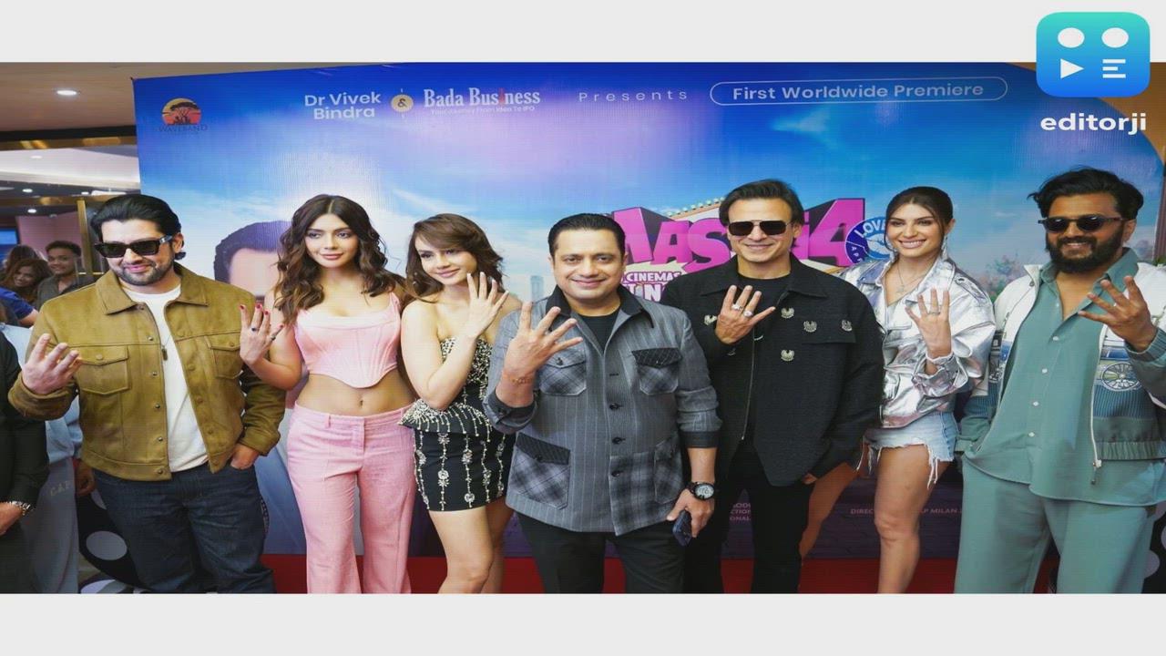 Bada Business and Dr. Vivek Bindra Host Grand Premiere of Masti 4 with Full Star Cast in Delhi