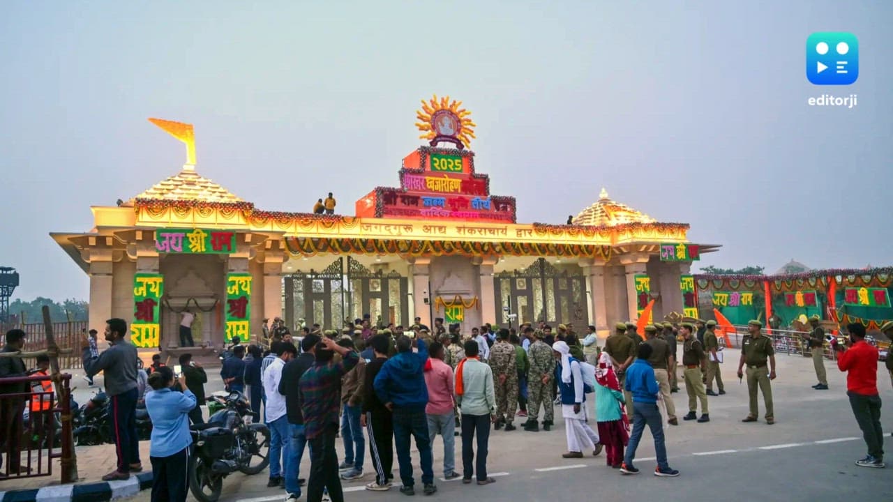 Ram temple flag ceremony: Tribals, forest dwellers, Babri litigant's son among special guests