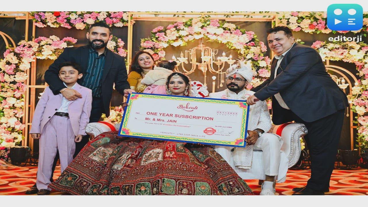 Bakeats Brand Turns Baaraati, Gifts ₹1 Lakh Worth Cookies at Designer's Wedding