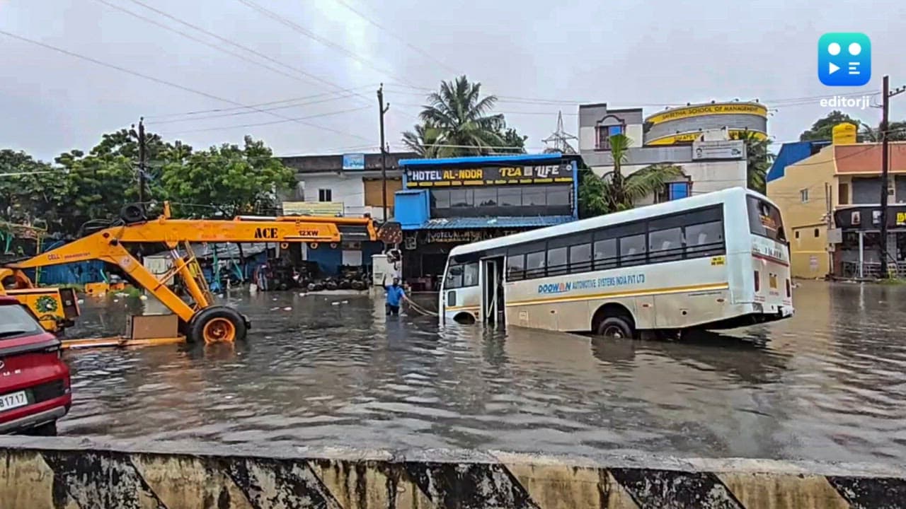 Deep depression expected to recurve towards Chennai, 4 districts likely to receive heavy spells