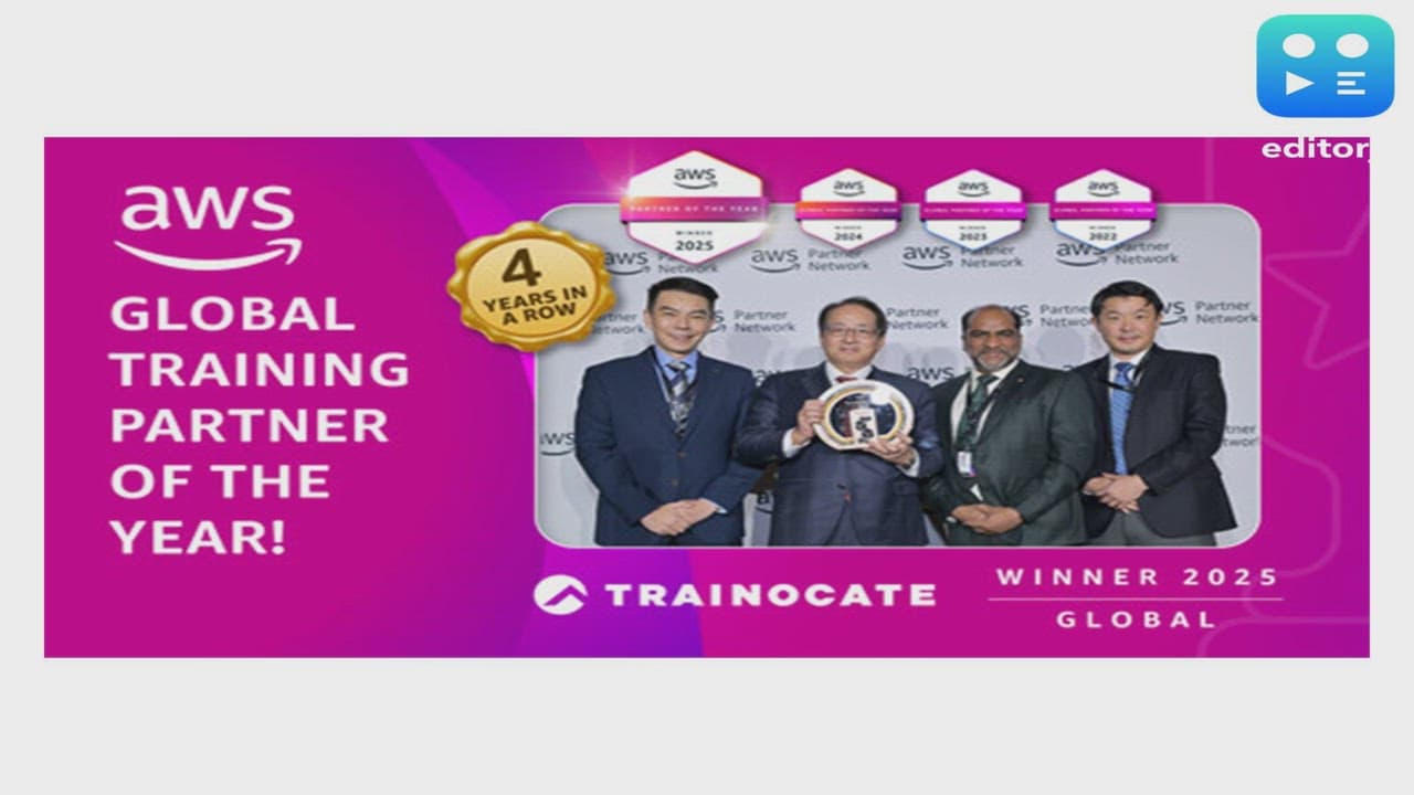Trainocate Networks India Awarded a 2025 AWS Partner Award
