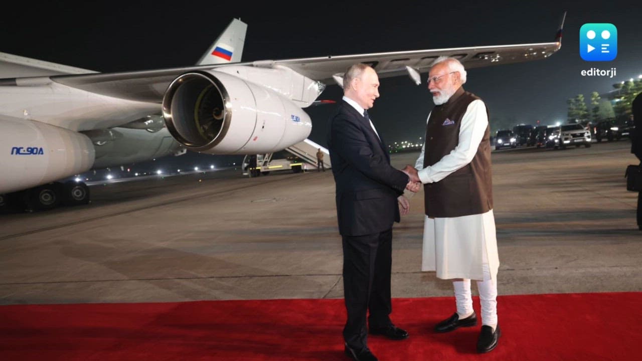 PM Modi warmly welcomes Putin at Delhi airport; hosts private dinner, reflecting time-tested friendship
