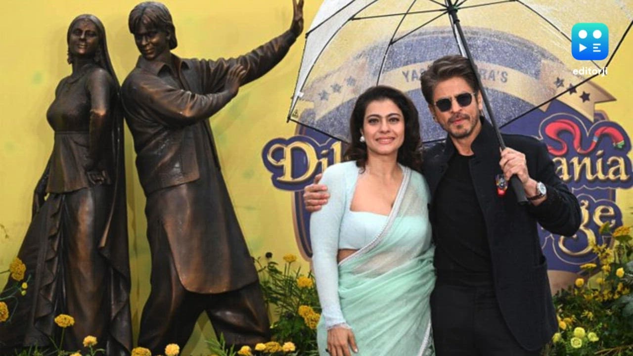 Shah Rukh Khan, Kajol unveil ‘DDLJ’ sculpture at London’s Leicester Square