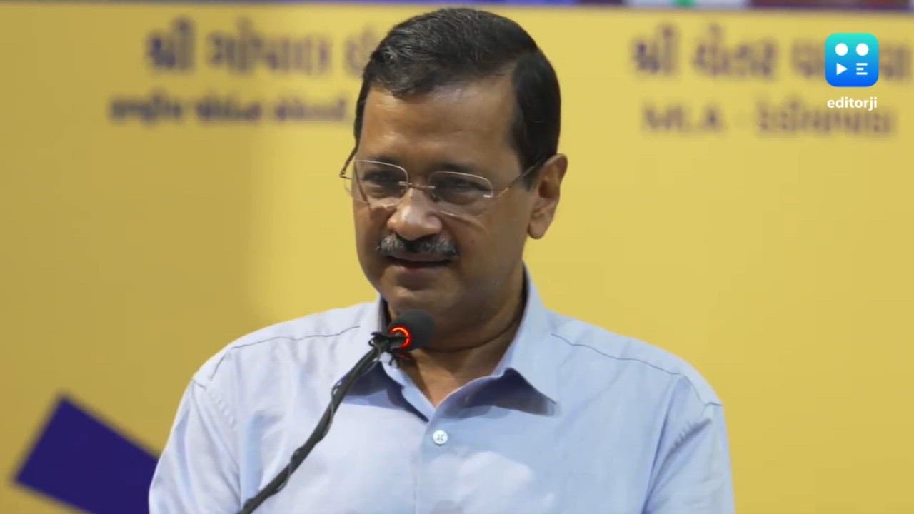 Arvind Kejriwal arrives in Gujarat, criticises BJP over farmers, drugs, and governance