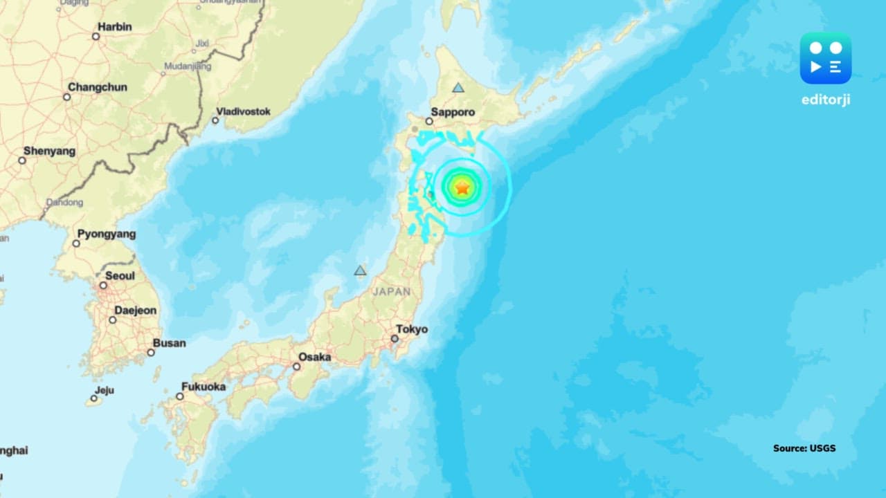 6.7-magnitude earthquake strikes northern Japan, triggers tsunami alert