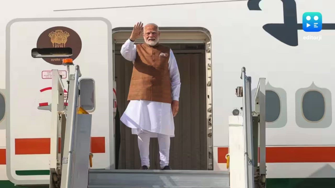 PM Modi embarks on three-nation visit beginning with Jordan
