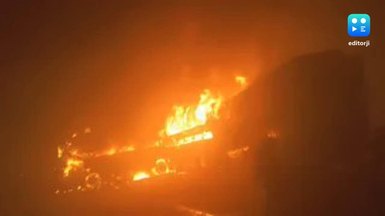Four killed, 25 injured in massive fire after multi-vehicle crash on Yamuna Expressway