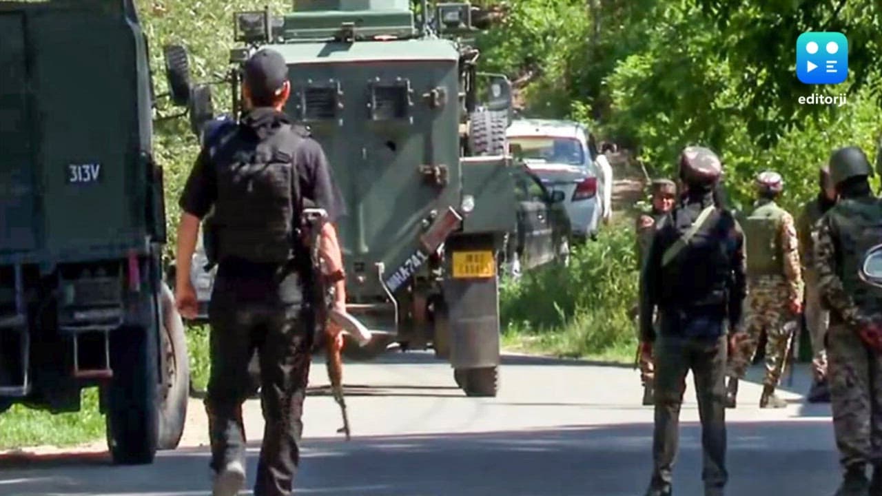 Security forces hunt for terrorists holed up in Udhampur village
