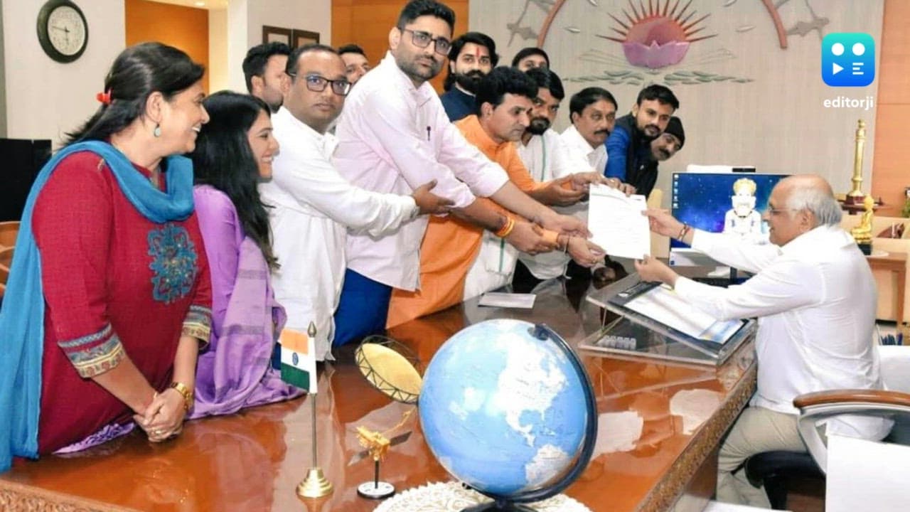 AAP delegation meets Gujarat CM, raises 11 key demands of farmers