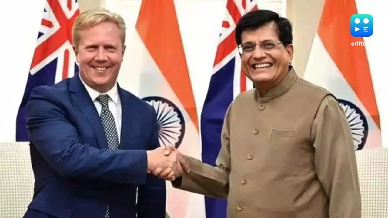 New Zealand commits USD 20 bn investment in India under FTA in 15 yrs; on lines of EFTA pact