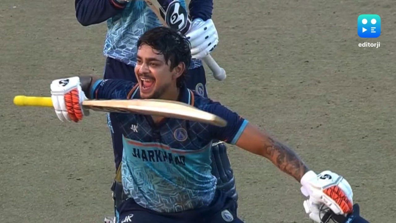 Vijay Hazare trophy: Ishan Kishan blasts 33-ball century, powers Jharkhand to 412