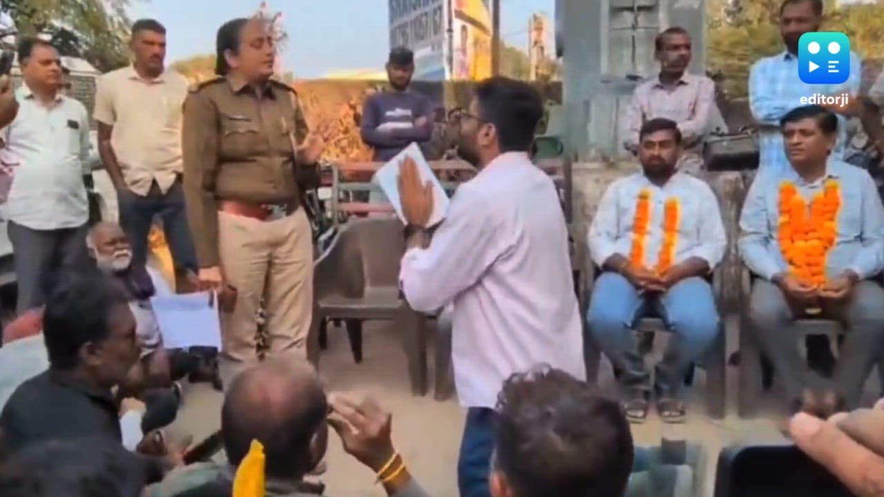 AAP leaders court arrest protesting false FIR in Junagadh