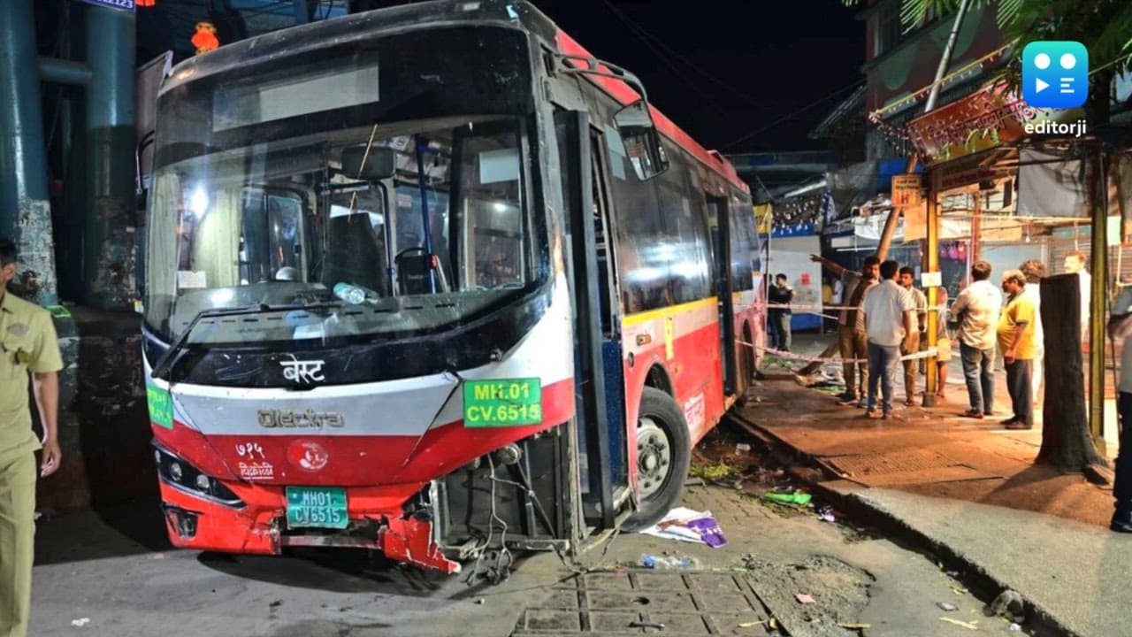 Four killed, 9 hurt as reversing BEST bus crashes into pedestrians in Mumbai's Bhandup