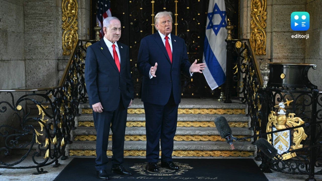 Trump repeats claim of ending India-Pak conflict during meeting with Netanyahu