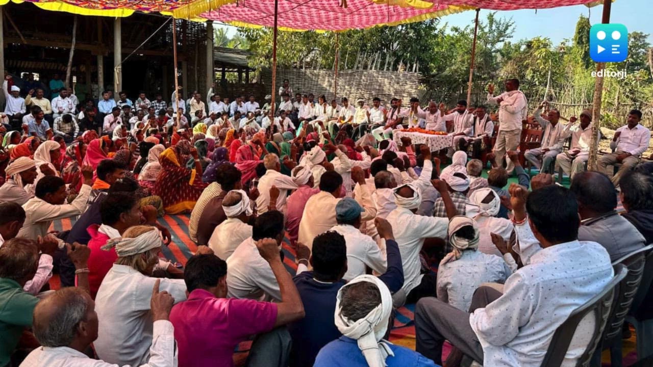 Gujarat AAP MLA Chaitar Vasava visits Narmada district, addresses tribal land and development issues