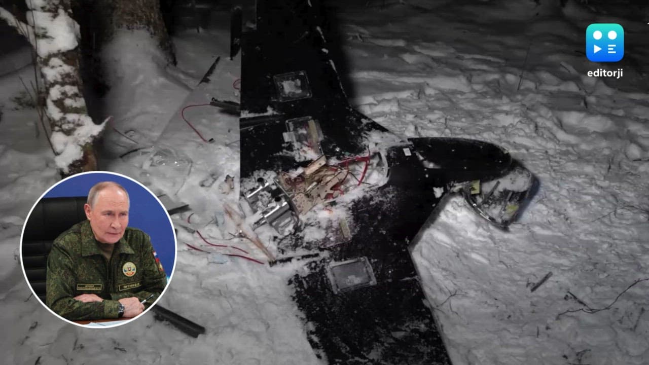 Russia shows video of drone it says Ukraine fired at Putin residence