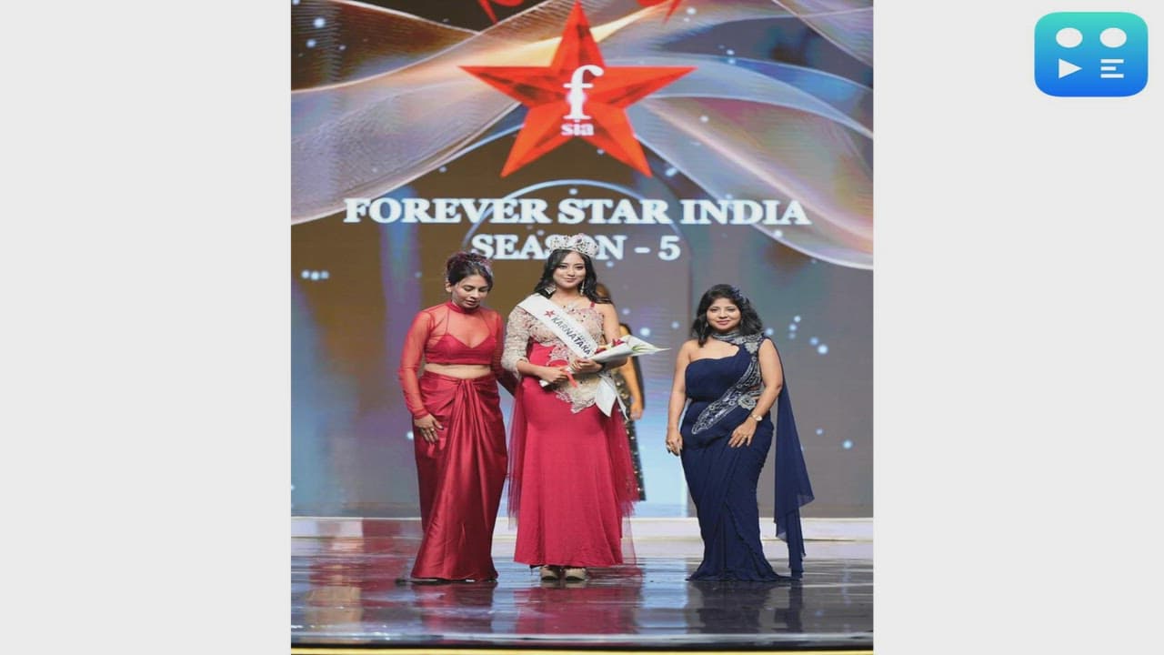 Krittika Crowned Miss Teen Universe Karnataka 2025 at Forever Star India Season 5 Grand Finale 