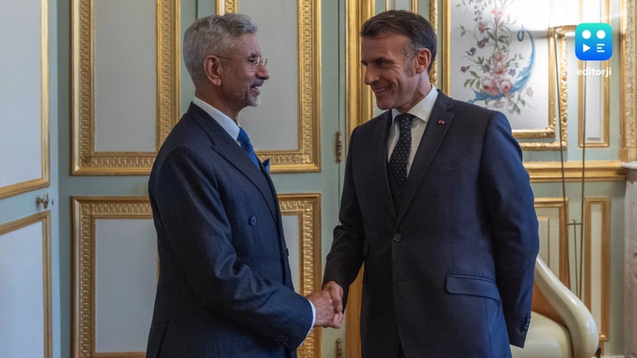 Jaishanakar meets French President Macron, appreciates 'positive sentiments' for strategic partnership