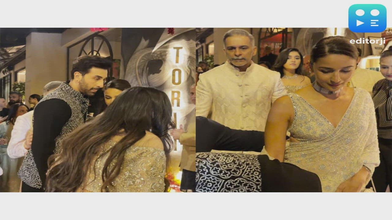 Ranbir Kapoor, Alia Bhatt serve couple goals during late-night outing, arrive hand-in-hand at Mumbai restaurant