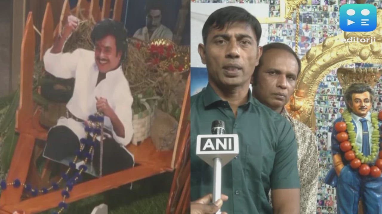  Pongal 2026: Rajinikanth temple in Madurai pays homage to farmers as die-hard Thalaivar fan marks festival with family