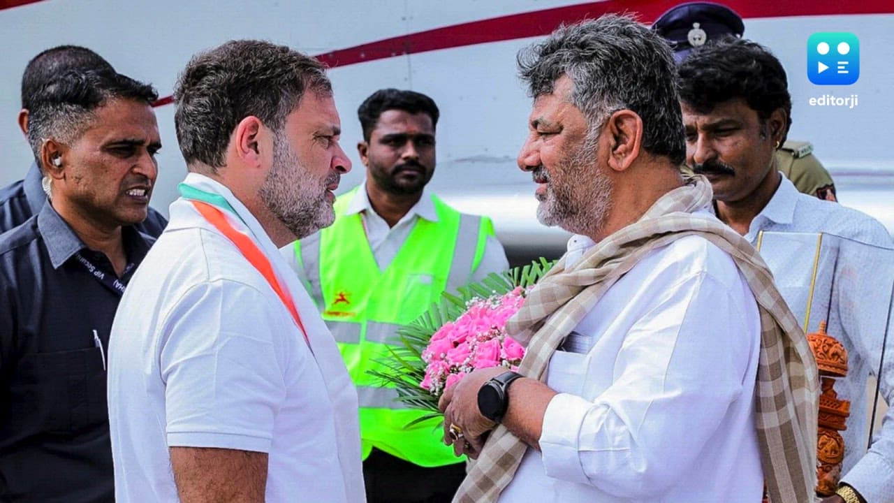 No message from Rahul Gandhi as reported in media, he asked us to continue good work: DK Shivakumar