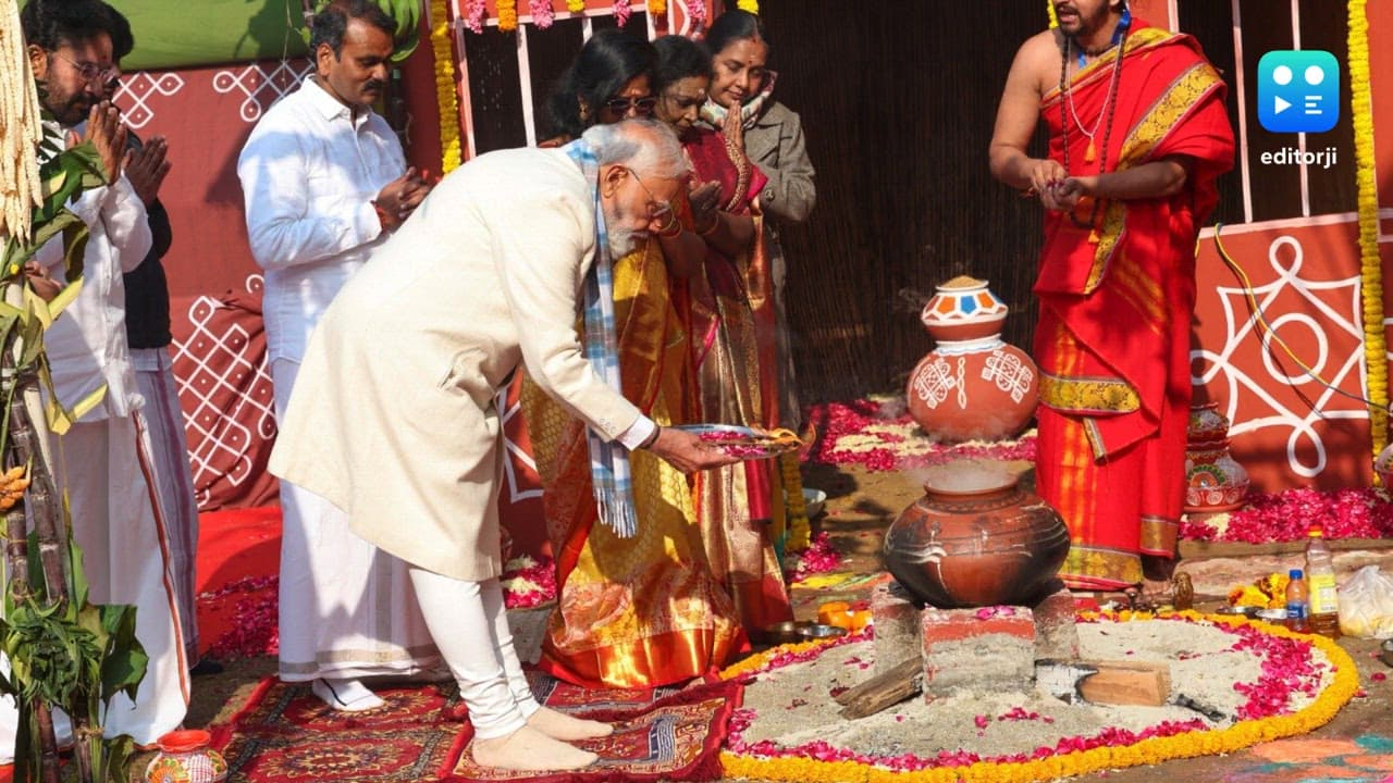 PM Modi joins Pongal celebration in Delhi, hails it as global festival