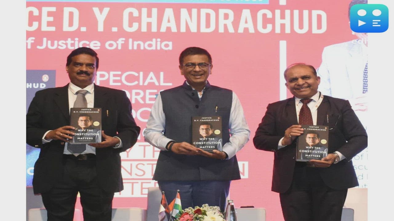 Constitution Is a Living Conversation, Former Chief Justice D. Y. Chandrachud speaks at ADYPU