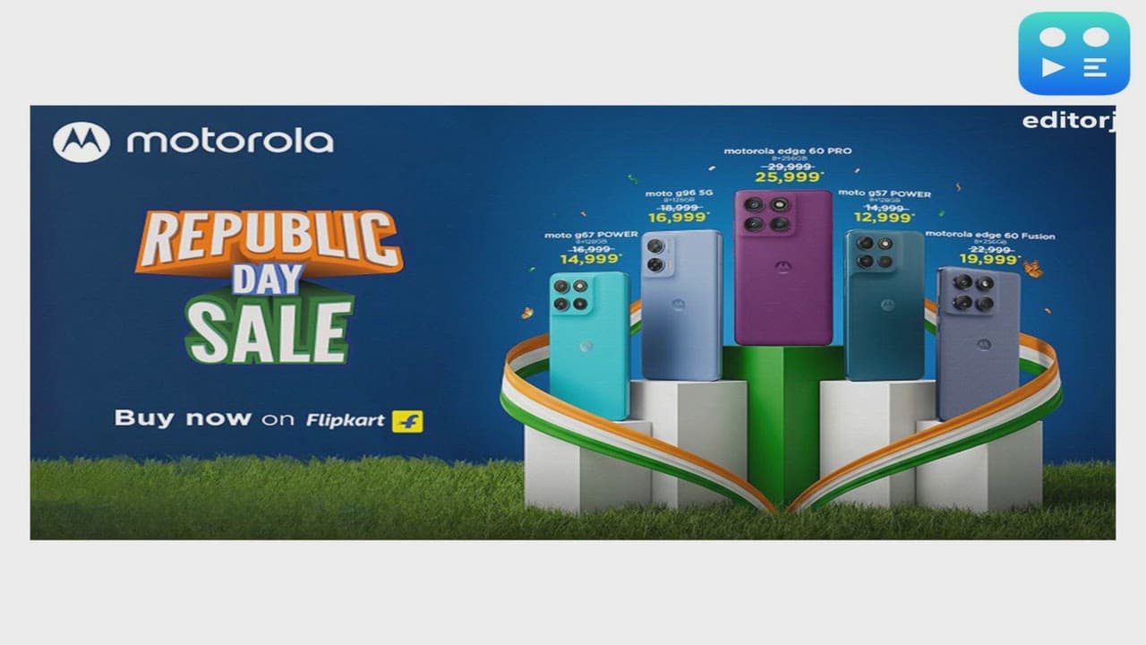 Motorola Brings Unbeatable Republic Day Deals on edge 60 Series and moto g Smartphones