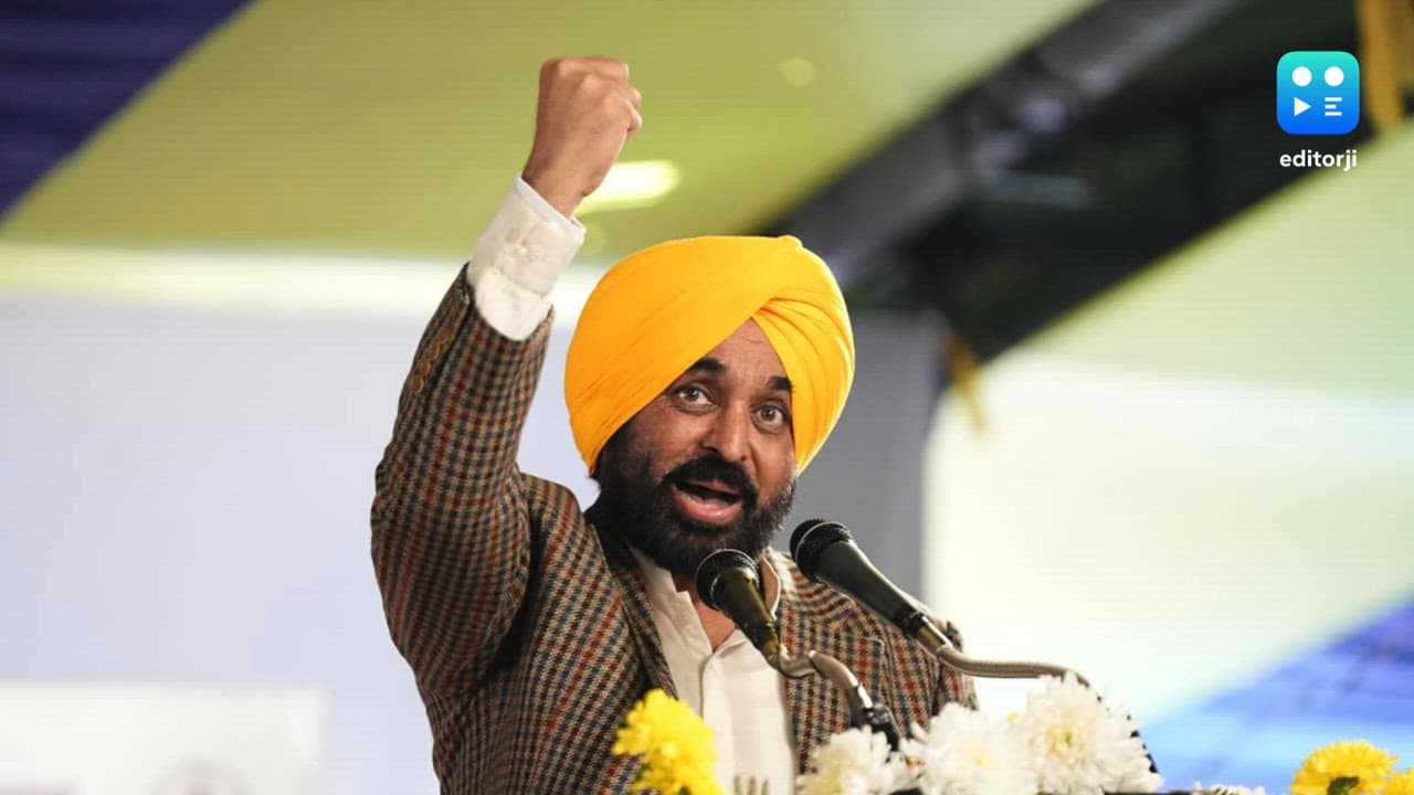 CM Mann lays foundation for 23 rural link roads in Majitha, names Talbir Singh Gill AAP 2027 candidate