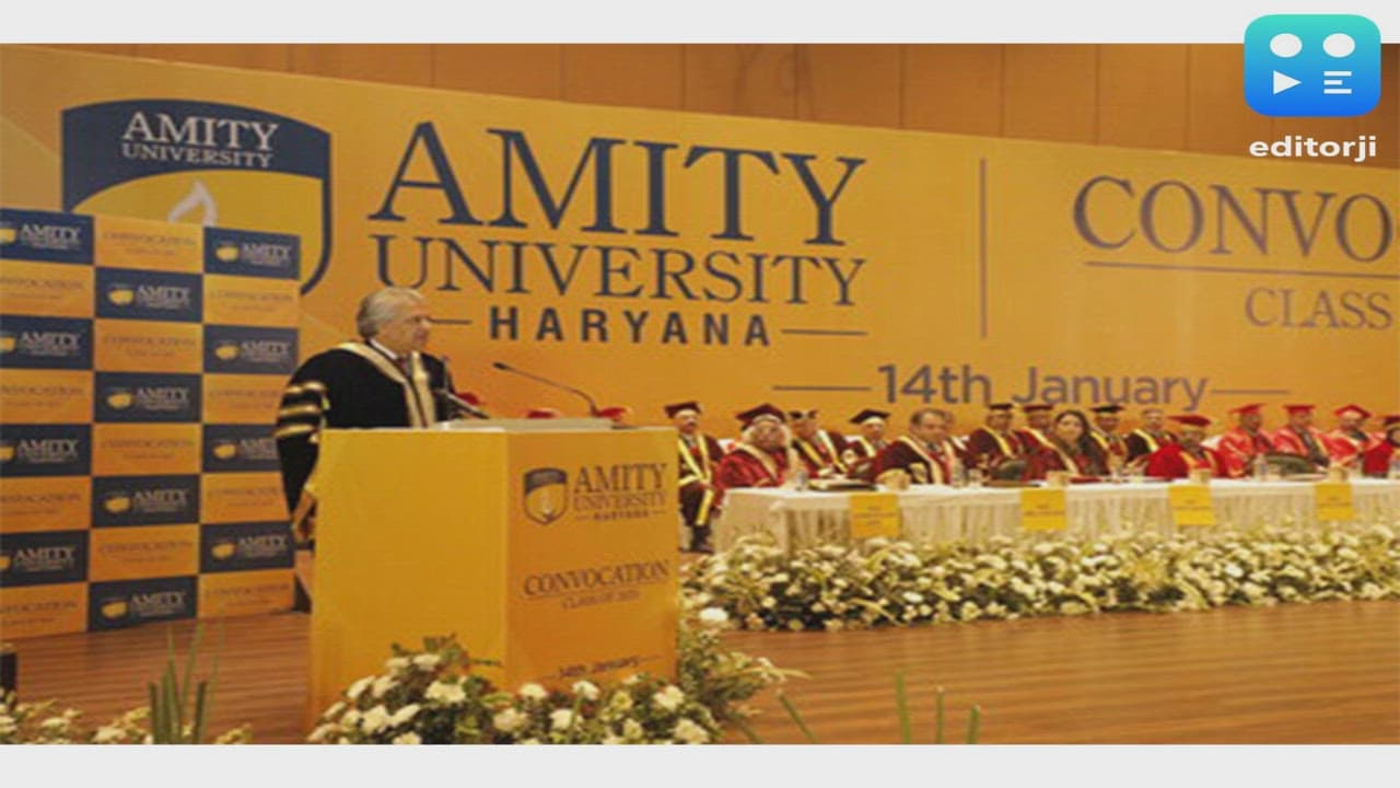 Aviation Pioneer Aditya Ghosh, Liver Transplant Specialist Dr. Subhash Gupta Receive Honorary Doctorates at Amity University Haryana's 12th Convocation