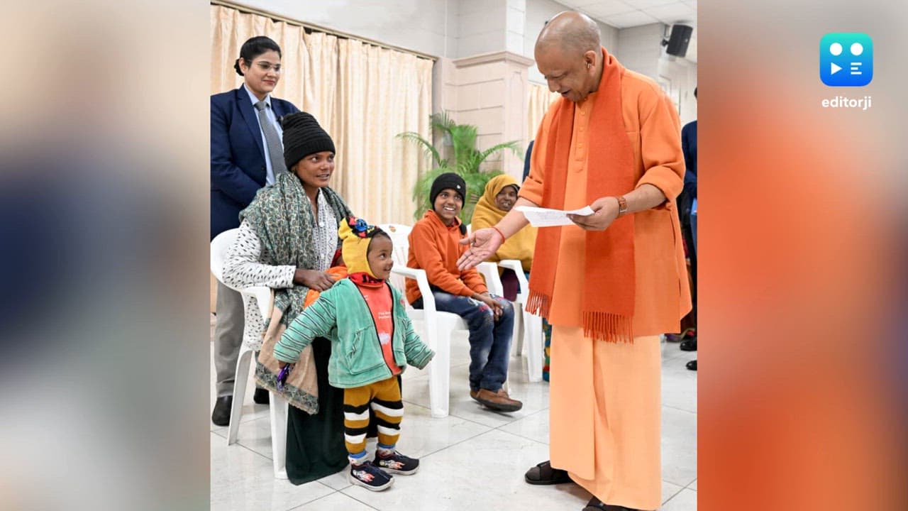 UP CM Adityanath hears grievances at Janata Darshan, orders action in domestic dispute case