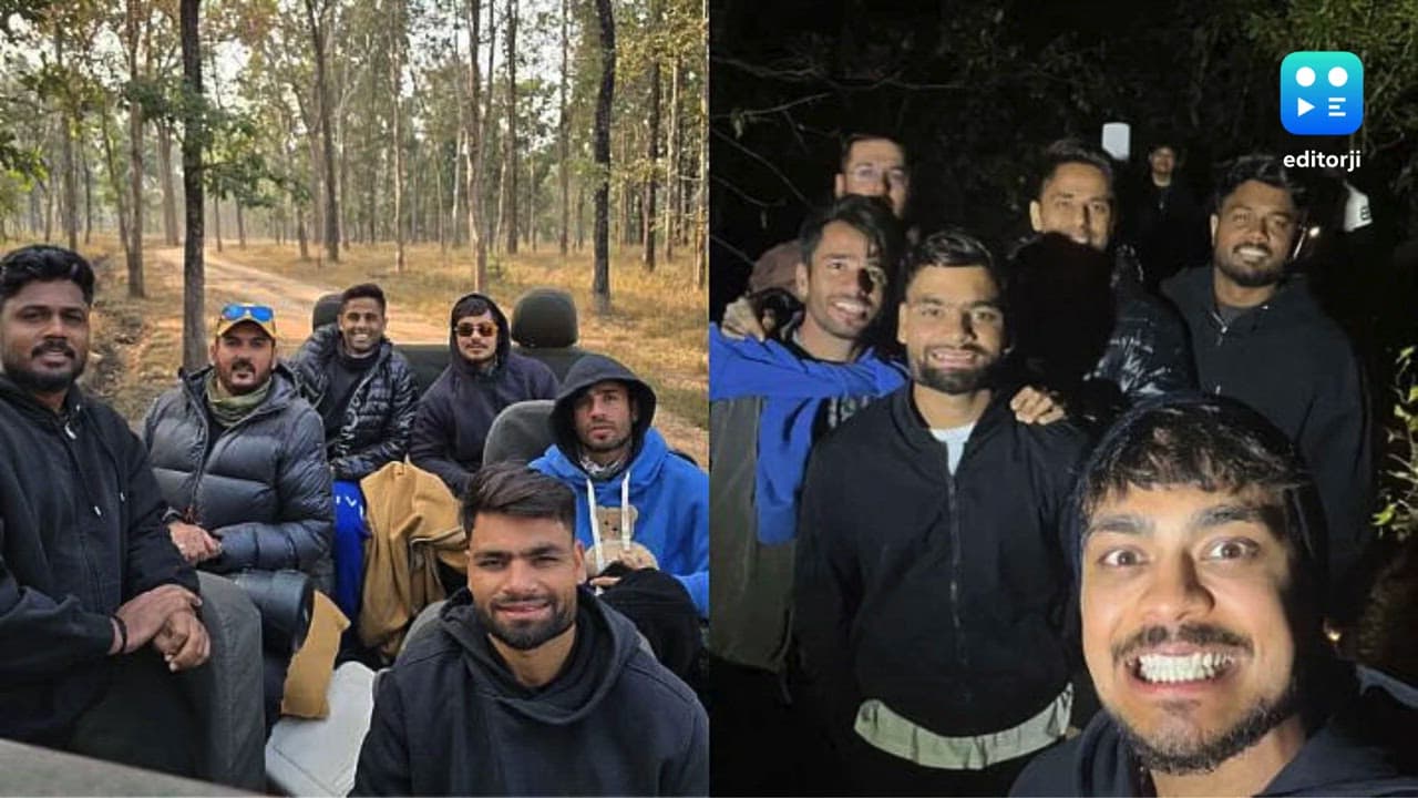 Captain Suryakumar, other players enjoy jungle safari at Pench ahead of Nagpur T20 vs NZ