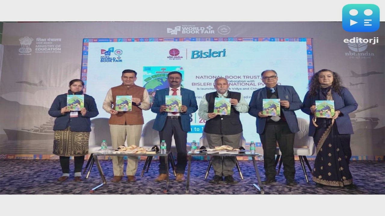 Bisleri International and National Book Trust Launch a Comic Book for Children on Waste Management at the New Delhi World Book Fair 2026