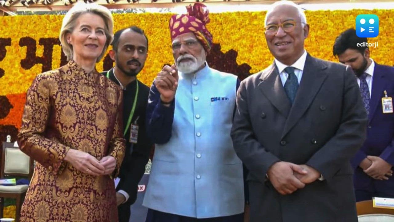 Top EU leaders witness India's grand Republic Day parade