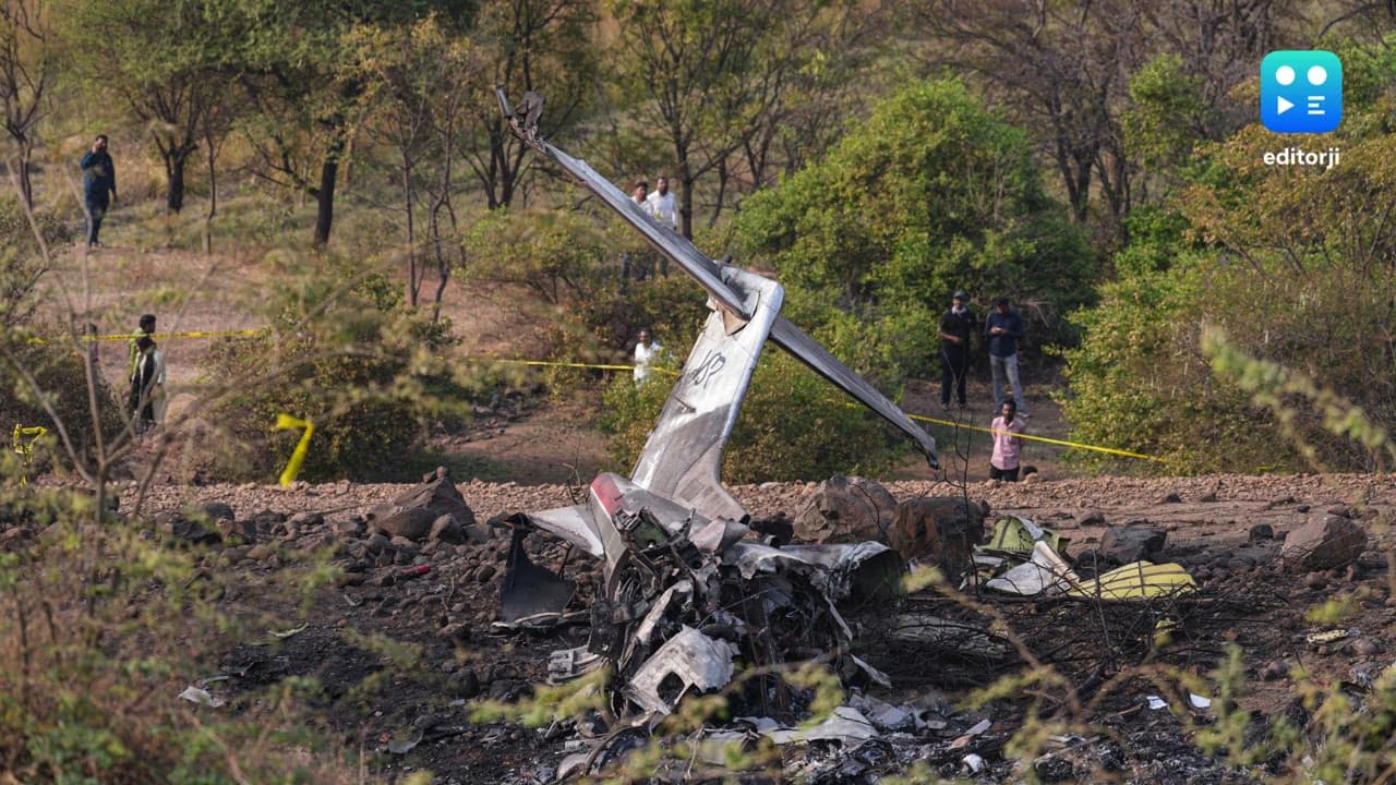 AAIB team reaches Baramati crash site; launches forensic probe