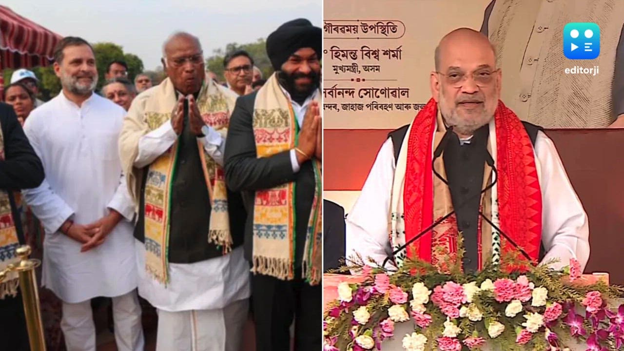 Rahul Gandhi disrespected NorthEast by not wearing 'gamosa' at President's Republic Day event: Amit Shah