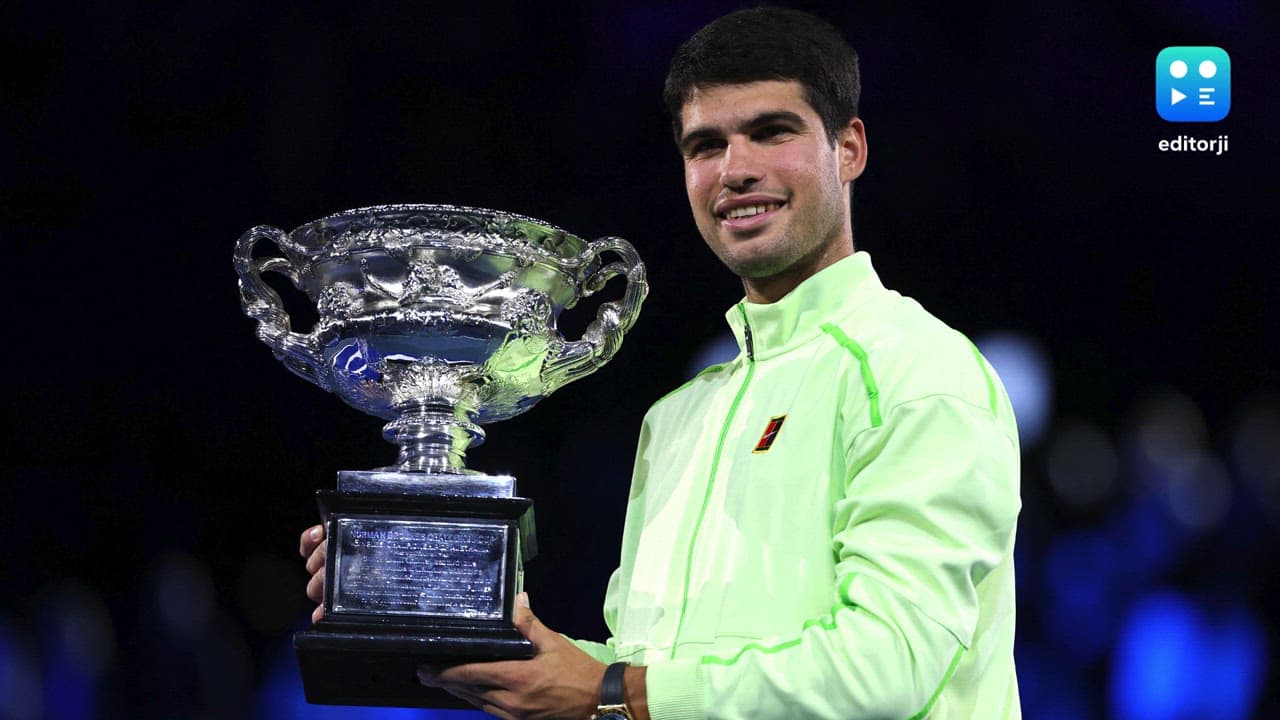 Alcaraz sweeps past Djokovic to win maiden Australian Open title