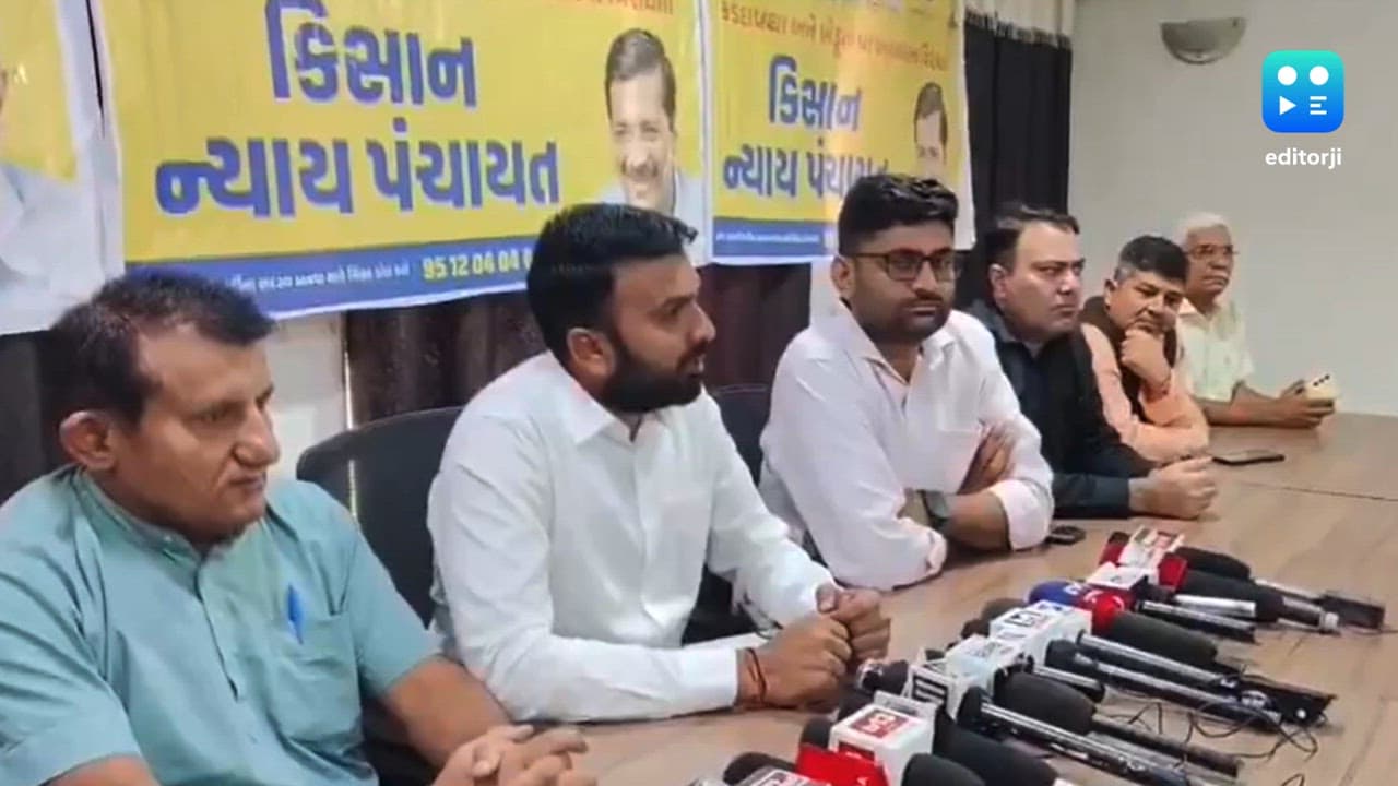 AAP leaders released from jail in Gujarat, pledge to continue fight for farmers’ rights