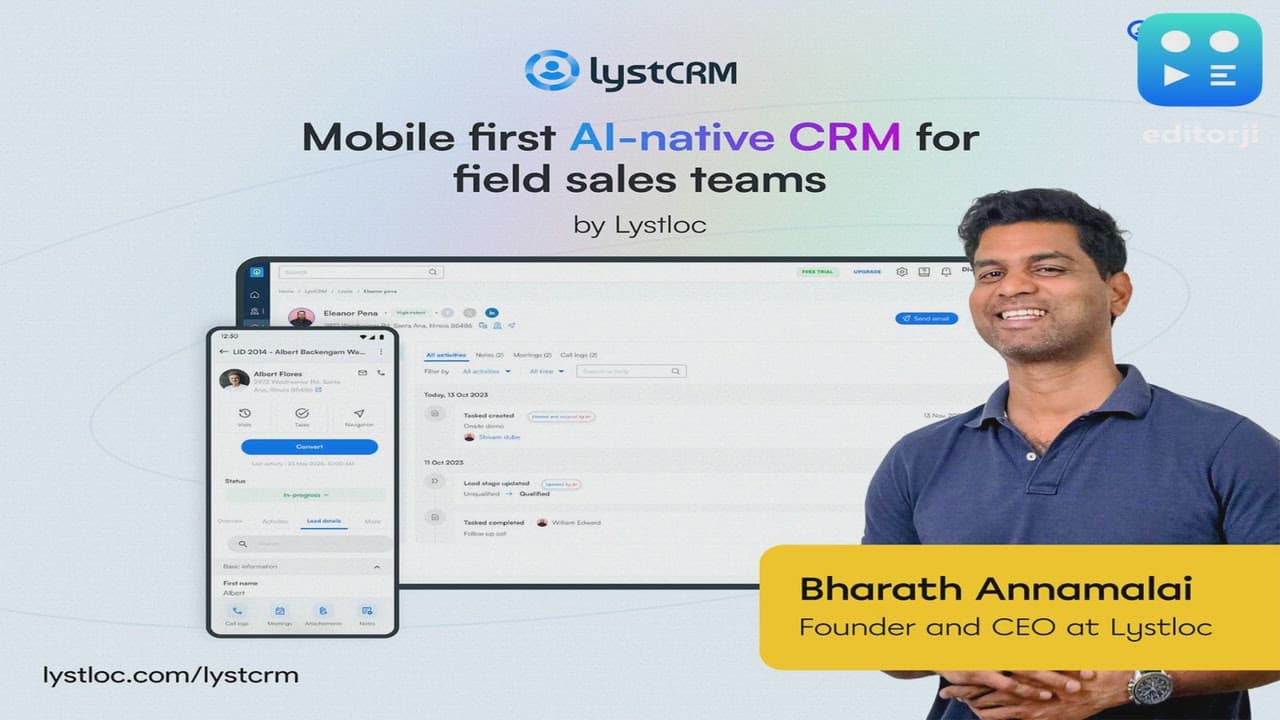 Built in Chennai, Lystloc's AI-Native CRM Brings Sales and Field Operations onto One Platform 