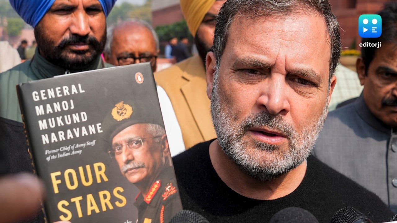 Rahul Gandhi cites Naravane unpublished ‘memoir’ to target PM Modi over 2020 China standoff
