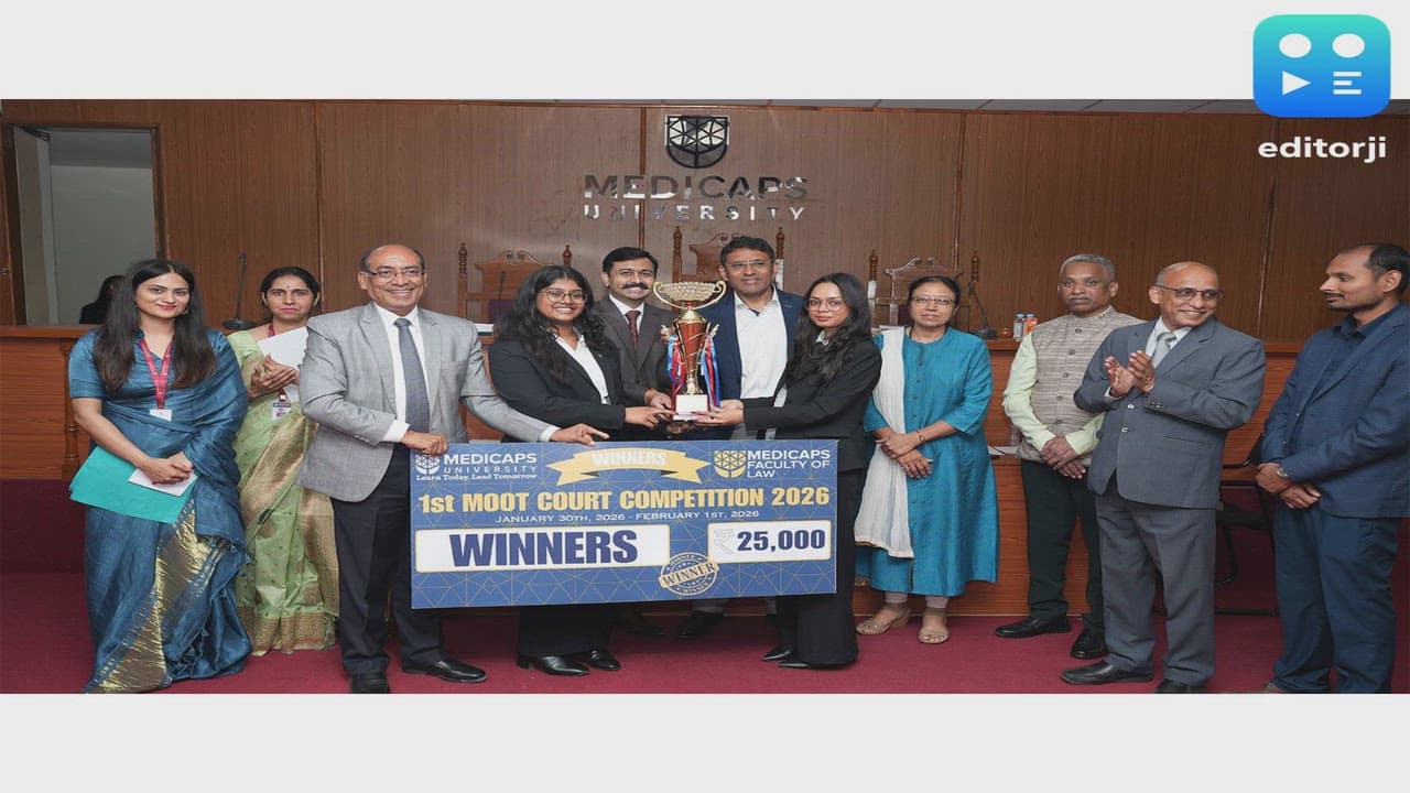 Medicaps University Hosts National-Level Moot Court Competition with Participation from NLUs